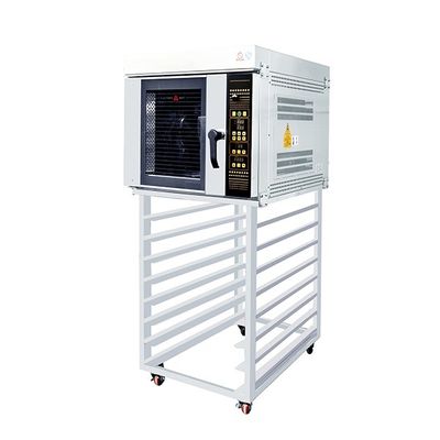 हॉट एयर बेकरी कन्वेक्शन ओवन टेबल टॉप फाइव ट्रे 18&quot;X26&quot; 12.5Kw कुकी, क्रॉसिएंट, टार्स के लिए