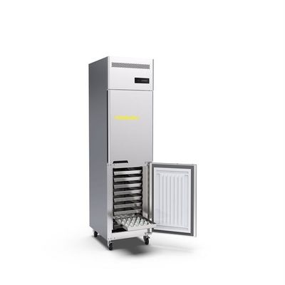 0.3kw 2 डोर कमर्शियल अपराइट फ्रीजर स्टेनलेस स्टील 15 ट्रे कमर्शियल होटल किचन के लिए