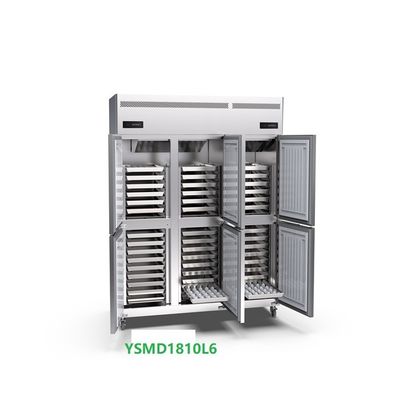 45 ट्रे फ्रॉस्ट फ्री कमर्शियल अपराइट फ्रीजर 220v 6 डोर अपराइट चिलर