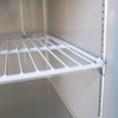 30 ट्रे 220v कमर्शियल अपराइट फ्रीजर स्टेनलेस स्टील अपराइट चिलर 4 डोर