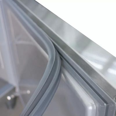 30 ट्रे 220v कमर्शियल अपराइट फ्रीजर स्टेनलेस स्टील अपराइट चिलर 4 डोर