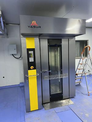 37kw बेकरी रैक ओवन यासुर सिंगल रैक 18 ट्रे 40X60 सेमी ब्रेड केक और पिज्जा