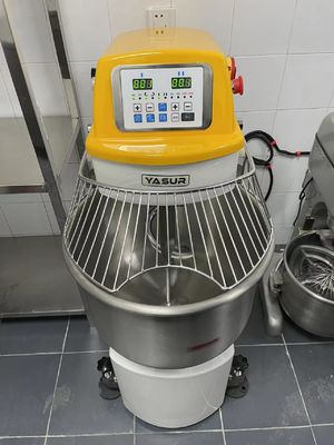 260 पाउंड घरेलू सर्पिल आटा मिक्सर 4.5kw औद्योगिक सर्पिल मिक्सर दोहरी गति डिजिटल नियंत्रण