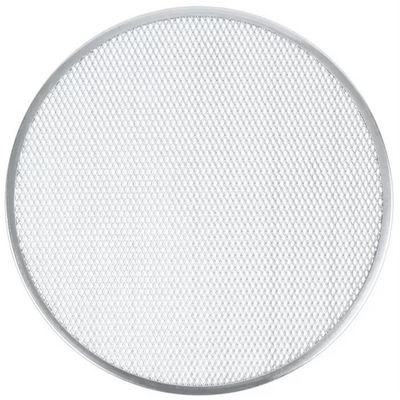 Foodservice NSF 1mm स्टेनलेस स्टील बारबेक्यू ग्रिल पैन एल्युमिनियम मेश पिज्जा ट्रे