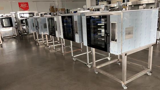 9.5kw संवहन रोस्टर ओवन डेनिश क्रोइसैन वाणिज्यिक रोटरी ओवन