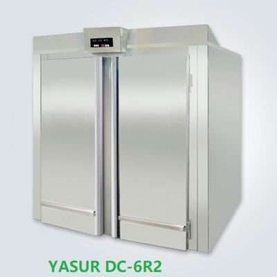 220v डो रिटार्डर प्रूफर Yasur YDC-6R2 रोल इन टाइप 6 रैक 40X60cm ट्रे